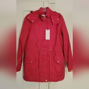 Cole Haan Signature Women's Adjustable Rain Short Coat NWT